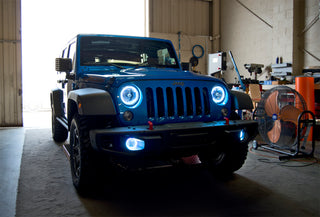 ORACLE Lighting LED Fog Light Kit ColorSHIFT: Jeep Wrangler 2007-2017 3.6L/3.8L V6