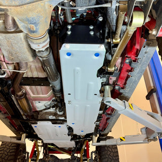 Rival Aluminum Gas Tank Skid Plate: Jeep Gladiator 2020-2026