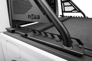 N-Fab ARC Sports Bar Textured Powder Coat: Fits Most Jeep Gladiator Models (2018-2026) w/ Roll-N-Lock Bed Cover