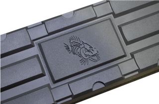 Fishbone Offroad 5-Inch Oval Side Steps (BODY MOUNTED): Dodge Ram 1500 Quad Cab (2019-2024) - Black Textured