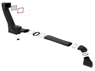 aFe POWER Dynamic Air Scoop D.A.S Snorkel (FRONT): Jeep Gladiator Mojave 2020-2025 3.6L V6