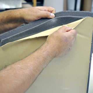 DEI 11-18 Jeep Wrangler JK 4-Door Boom Mat Complete Headliner Kit - 6 Piece - Black