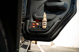 DV8 Offroad Slim Rear Door Molle Pockets (REAR): Jeep Wrangler JL/Gladiator JT 2018-2026 2.0L/3.6L