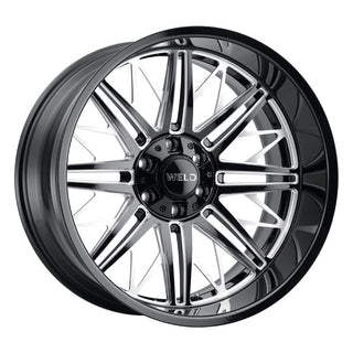 Weld W145 Cascade / Gloss Black Milled | 22x12 | 8x165.1 | -44mm Offset