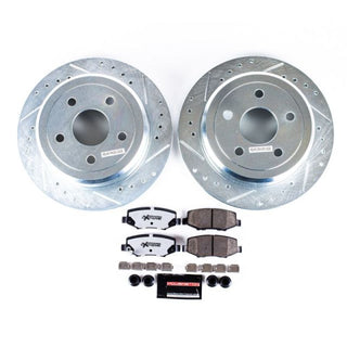 PowerStop Z36 Truck & Tow Brake Kit D&S (REAR): Jeep Wrangler 2007-2018 3.6L/3.8L V6