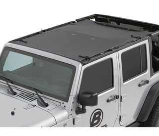 Bestop Sun Safari Bikini Top (Black Diamond) (F&R): Jeep Wrangler JK 2007-2018 3.6L/3.8L V6