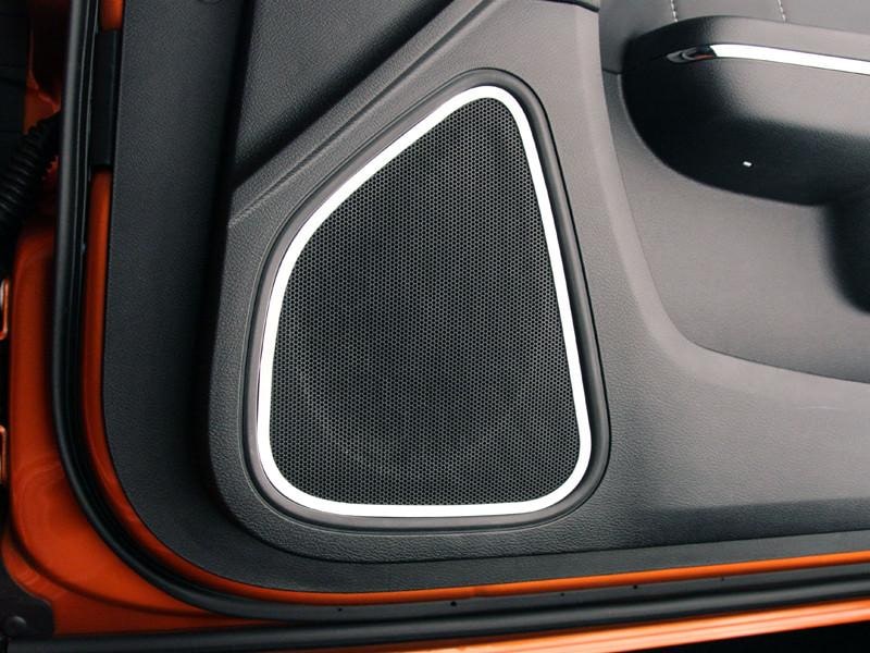 American Car Craft Front Door Speaker Trim (Polished): Dodge Charger R/T 2011 - 2014