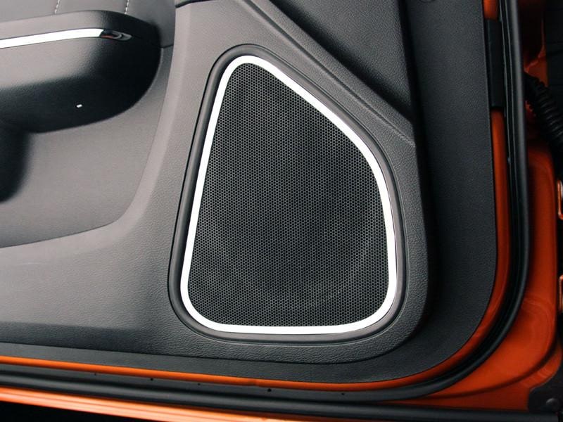 American Car Craft Front Door Speaker Trim (Polished): Dodge Charger R/T 2011 - 2014