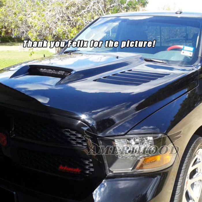 Amerihood SSK Functional Ram Air Hood: Ram 1500 2019 - 2024