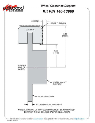 Wilwood Narrow Superlite 4-Piston Rear Big Brake Kit (Black Calipers, Drilled 12.88" Rotors): Jeep Wrangler JK 2007 - 2018
