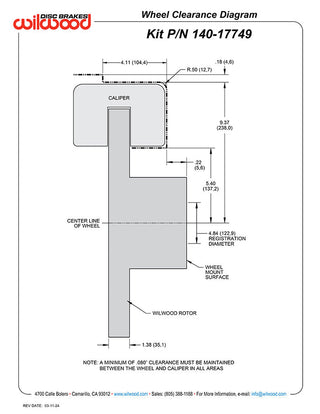 Wilwood TX6R 6-Piston Front Big Brake Kit (Black Calipers, Slotted Rotors): Ram 1500 2019 - 2025