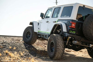 DV8 Offroad Rear Inner Fenders Aluminum (REAR): Jeep Wrangler JL 2018-2026 2.0L/3.6L