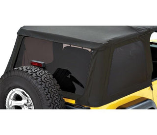 Bestop Trektop Premium Black Twill Window Set Tinted (REAR): Jeep Wrangler TJ 1997-2006 2.5L / 4.0L