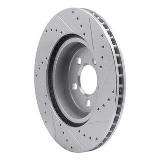 R1 Concepts Drilled & Slotted Brake Rotor (FRONT LEFT): Fits Chrysler/Dodge 2005-2024