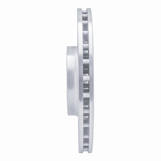 R1 Concepts Drilled & Slotted Brake Rotor (FRONT RIGHT): Fits Dodge Challenger / Charger / Chrysler 300 2005-2023 w/ Silver