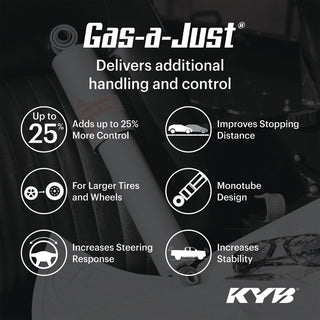 KYB Gas-a-Just Shock (REAR): Jeep Grand Cherokee 2005-2010 3.7L / 5.7L Hemi / 6.1L SRT8