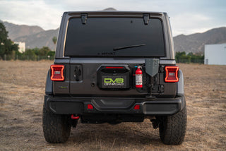 DV8 Offroad Tailgate Reinforcement Molle Panel: Jeep Wrangler JL 2018-2025 3.6L / 6.4L 392