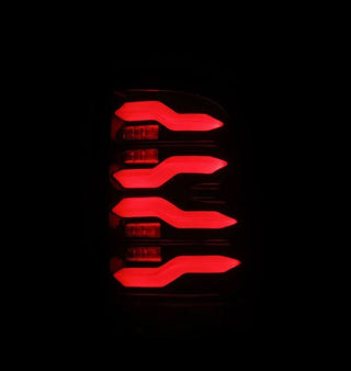 AlphaRex LUXX-Series LED Taillights Black Red: Fits Ram 2009-2018