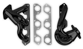 Flowtech Black Painted Shorty Headers: Jeep Wrangler JK 3.8L V6 2007 - 2011