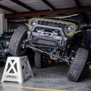 Rival 4x4 Front Aluminum Bumper (FRONT): Fits Jeep 2007-2025 3.0L/3.6L