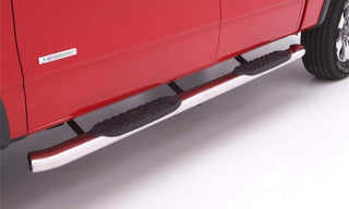 LUND 5in Curved Oval SS Nerf Bars Polished: Ram 1500 2019-2024 5.7L / 6.2L / 3.6L / 3.0L