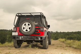 Rugged Ridge Spartacus Rear Bumper Black (REAR): Jeep Wrangler 2007-2018 3.8L/3.6L V6 / 2.0L Turbo