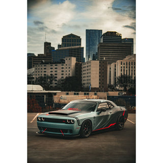 Glassskinz Torch Quarter Window Louvers / Vents: Dodge Challenger 2008 - 2023 (All Models)