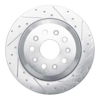 R1 Concepts Drilled & Slotted Brake Rotor (FRONT RIGHT): Jeep Grand Cherokee 1999-2004 2.5L / 4.0L