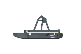 Road Armor Stealth Rear Non-Winch Bumper w/ Tire Carrier: Jeep Wrangler JK 2007-2017