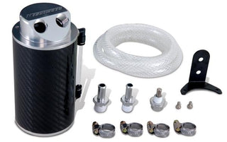 Mishimoto 12-18 Jeep Wrangler JK Baffled Oil Catch Can Kit - Black
