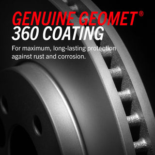 PowerStop Evolution Coated Rear Rotors: Jeep Wrangler 2018-2025 2.0L/3.6L