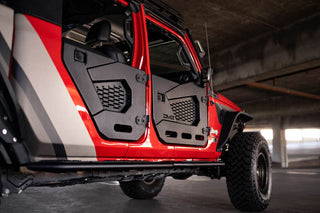 DV8 Offroad Spec Series Half Doors Rear (F&R): Jeep Wrangler JL 2018-25 / Gladiator JT 2020-23