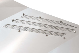 Fishbone Offroad Raw Aluminum Front Inner Fenders: Fits Most Jeep Wrangler / Gladiator Models (2018-2026)