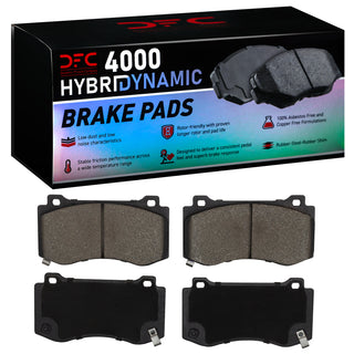 DFC 4000 HybriDynamic Brake Pads (FRONT): Fits Chrysler/Dodge/Jeep 2006-2023 5.7L/6.4L