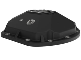 aFe Street Series Dana 30 Diff Cover Black Machined Fins (FRONT): Jeep Wrangler 1997-2018