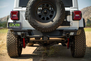 DV8 Offroad MTO Rear Bumper w/ Tire Carrier (REAR): Jeep Wrangler JL 2018-2026 2.0L/3.6L