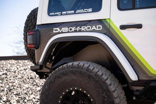 DV8 Offroad Rear Inner Fenders Aluminum (REAR): Jeep Wrangler JL 2018-2026 2.0L/3.6L