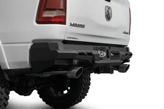 Addictive Desert Designs Black Label Rear Bumper: Ram 1500 (2019-2024) - Hammer Black/Satin Black