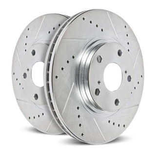 PowerStop Evolution D&S Brake Rotor (FRONT): Fits Jeep Wrangler 2018-2025 2.0L/3.6L