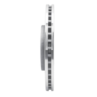 R1 Concepts Drilled & Slotted Brake Rotor (FRONT LEFT): Jeep Grand Cherokee 2006-2010 6.1L SRT8 - Silver