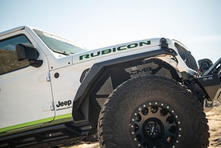 DV8 Offroad Armor Fender Flares: Jeep Wrangler JL 2018-2026 2.0L Turbo/3.6L V6