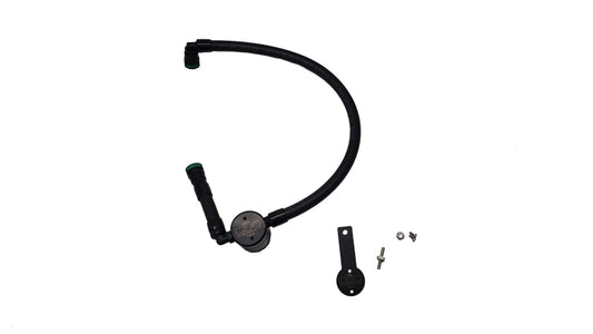 J&L 16-25 Dodge Durango / Jeep Grand Cherokee 3.6L Oil Separator 3.0 Passenger Side - Black Anod