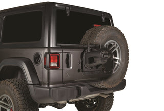 Rugged Ridge Spare Tire Relocation Bracket: Jeep Wrangler JL 2018-2024 2.0L/3.6L