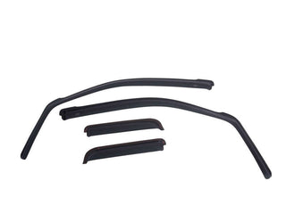 EGR In-Channel Window Visors Set of 4: Jeep Wrangler JK Unlimited (07-18) / Grand Cherokee (05-10) - Dark Smoke