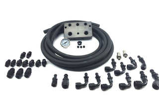 Fleece Performance Regulated Return Fuel Distribution Block: Dodge Ram 2007-2018 5.9L/6.7L Diesel