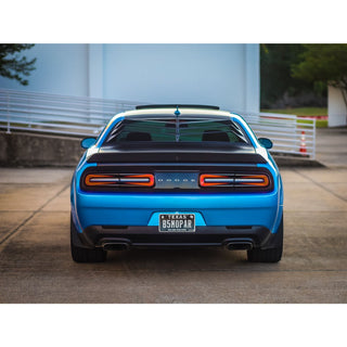 Glassskinz Bakkdraft Rear Window Louvers / Vents: Dodge Challenger 2008 - 2023 (All Models)