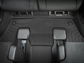 WeatherTech Rear FloorLiner (2nd Row Bucket with Center Console): Jeep Grand Cherokee L 2021-2024 - Black
