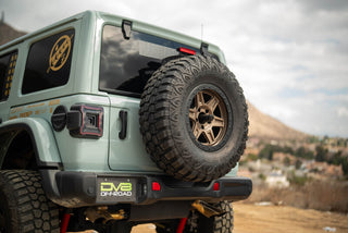 DV8 Offroad Spare Tire Carrier: Jeep Wrangler JL 2018-2025 3.6L / 6.4L 392