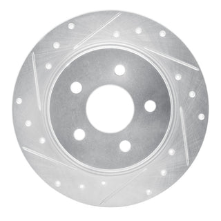DFC 631-42042R Rear Right Drilled & Slotted Brake Rotor for Jeep Wrangler 18-25