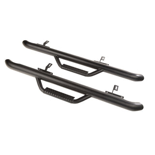Rugged Ridge Spartan Nerf Bar Textured Black: Jeep Wrangler JL 2018-2025 w/ 3.6L V6 / 3.0L EcoDiesel / 2.0L Turbo